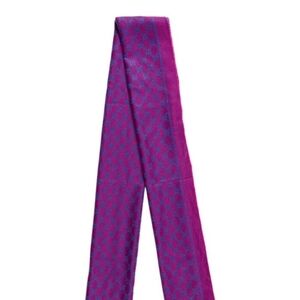 Gucci Vibrant Purple and Blue Scarf